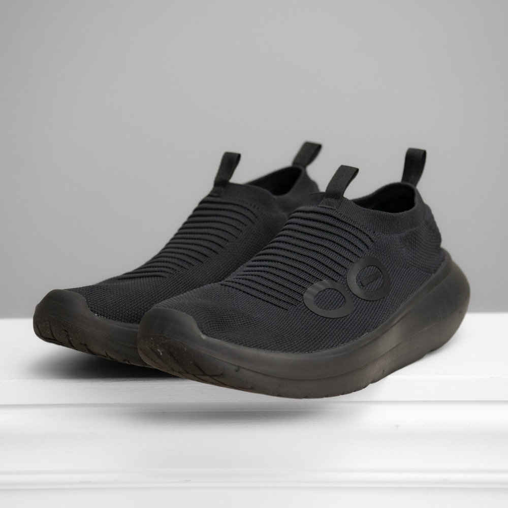 Oofos OOmy Zen Recovery Knit Shoes Mens 13 SlipOn Sneakers Athleisure Orthopedic